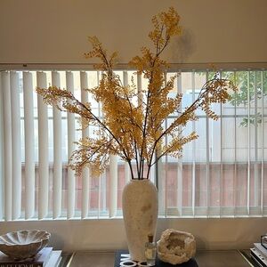 6 Target Faux Fall floral long wired stems bunch- approx 45”